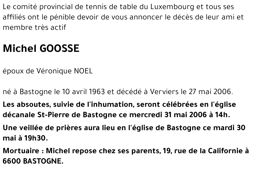 Michel GOOSSE