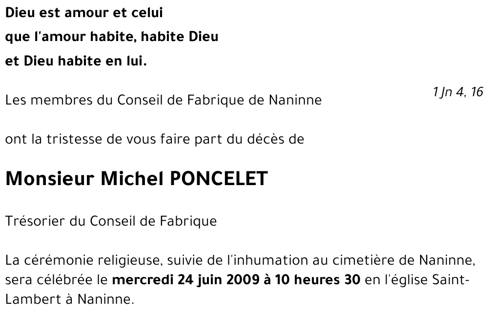 Michel PONCELET