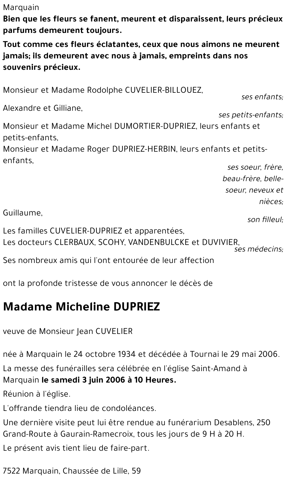 Michelin DUPRIEZ