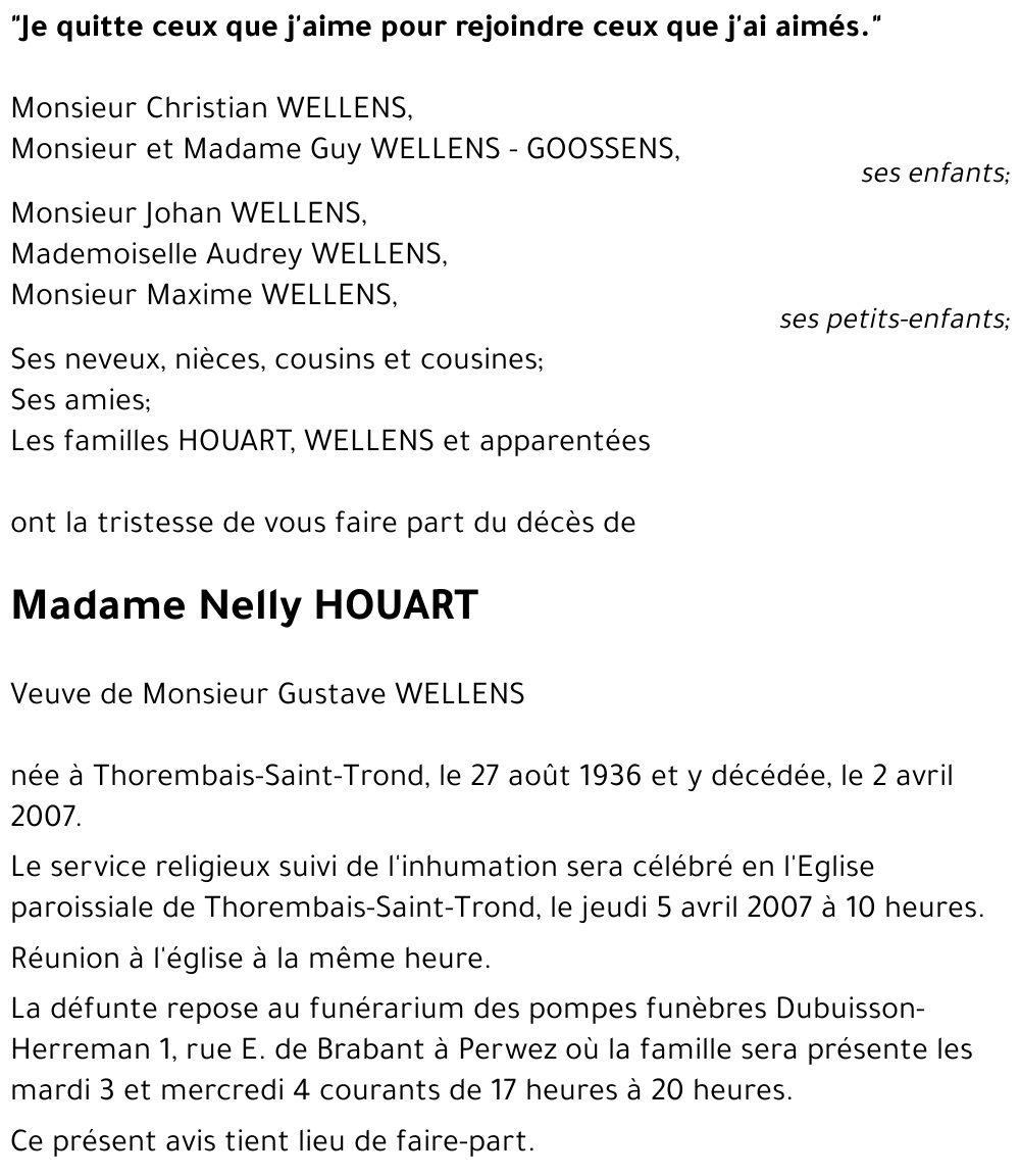Nelly Houart