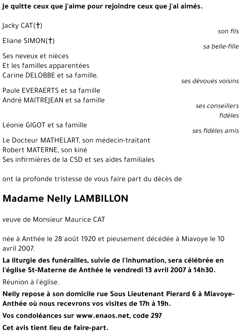 Nelly LAMBILLON