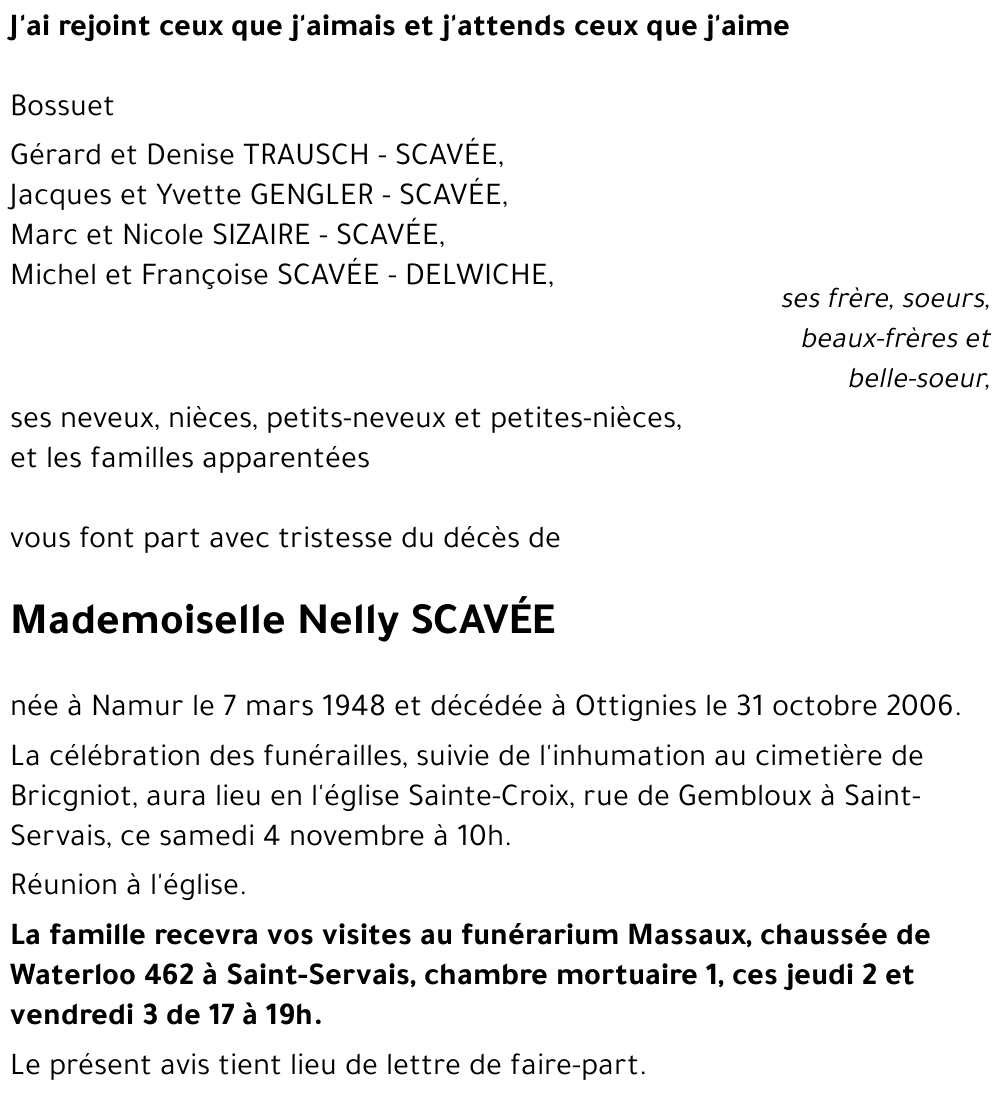 Nelly SCAVÉE