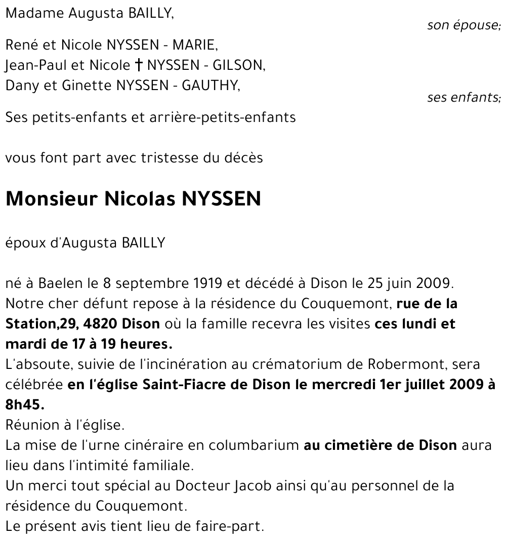 Nicolas NYSSEN