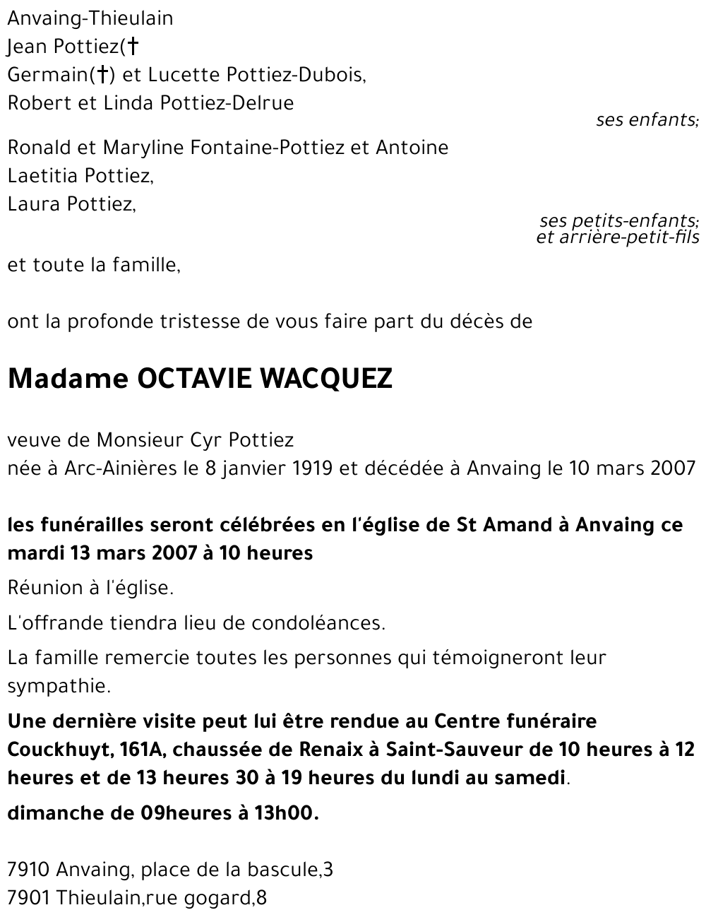 OCTAVIE WACQUEZ