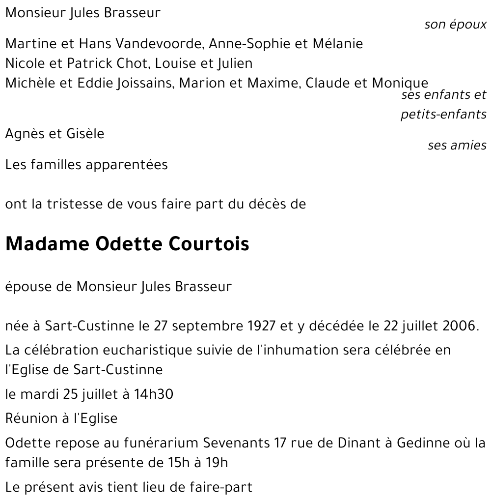 Odette Courtois