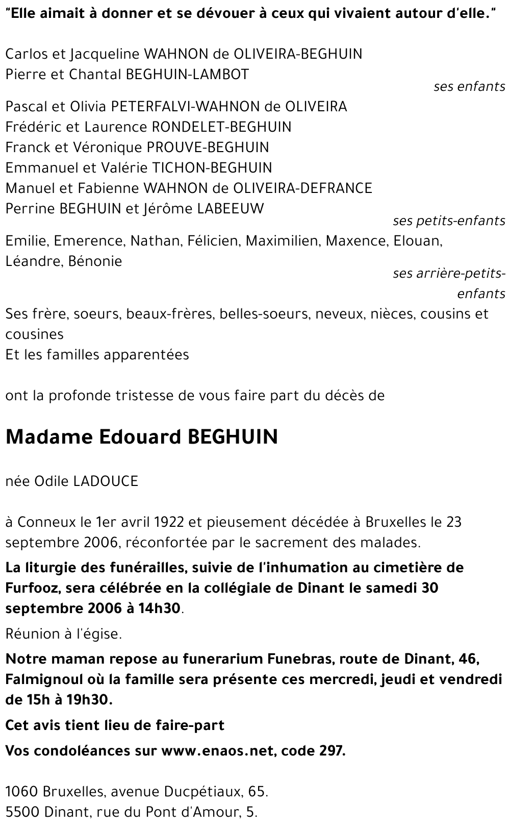 Odile LADOUCE