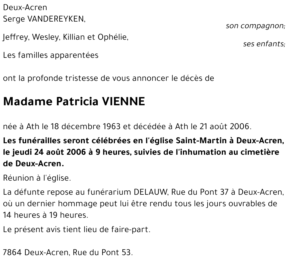 Patricia VIENNE