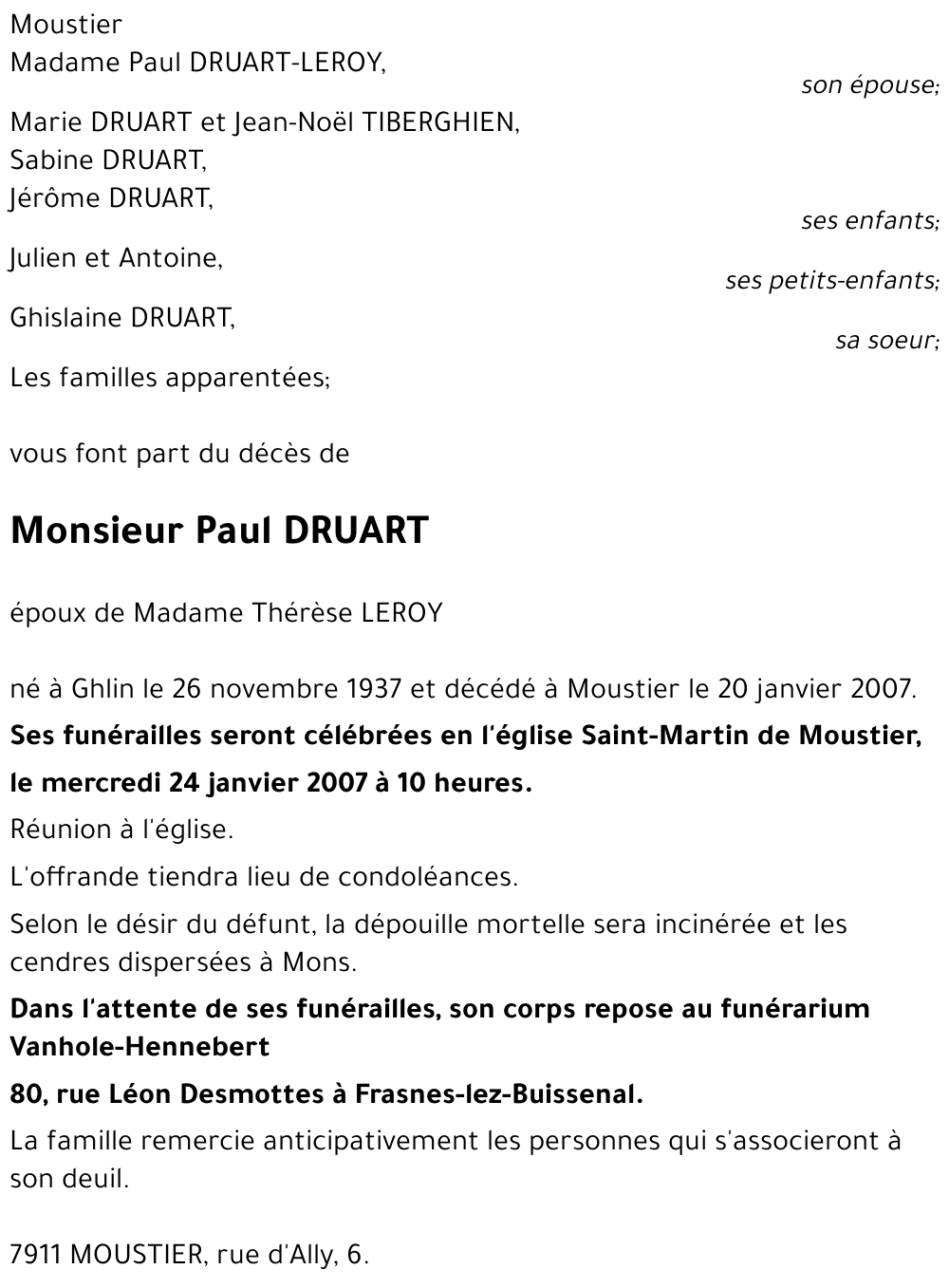 Paul DRUART