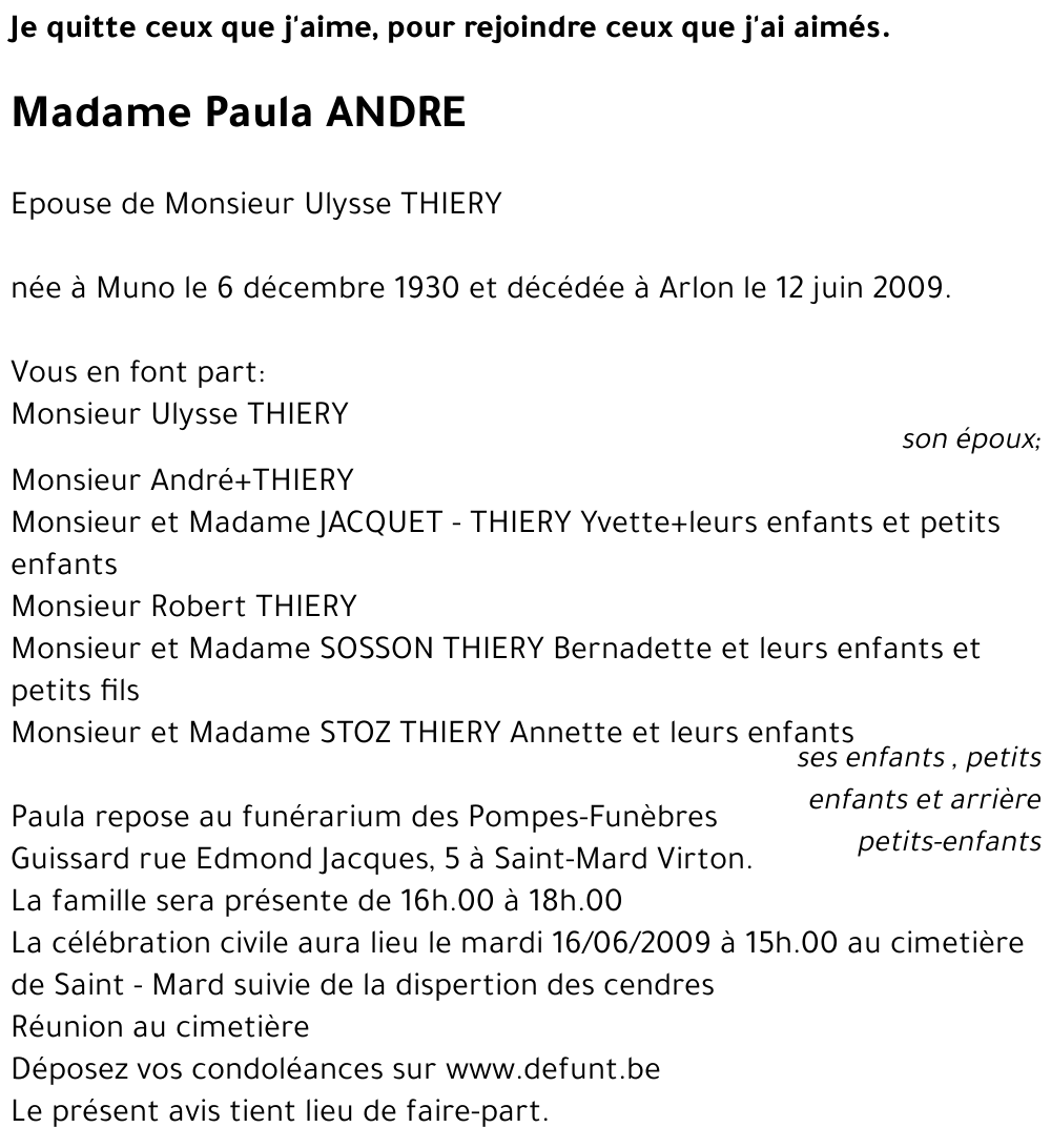 Paula ANDRE