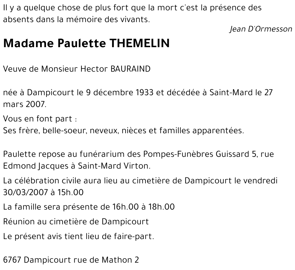 Paulette THEMELIN