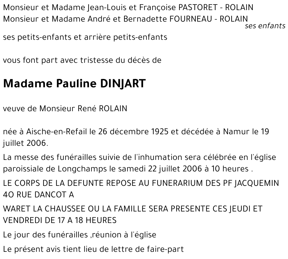 Pauline DINJART