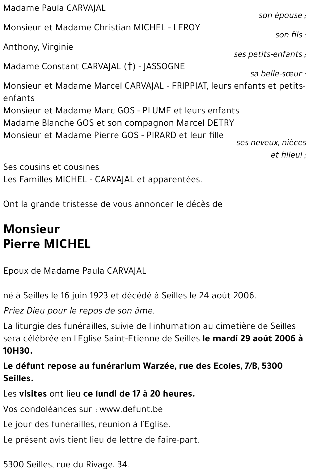 Pierre MICHEL