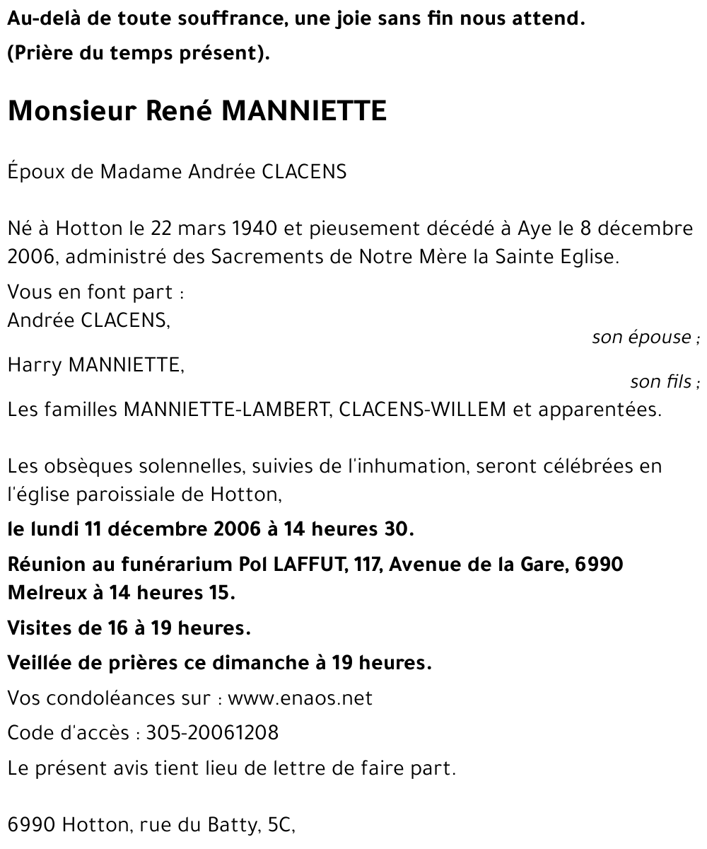 René MANNIETTE