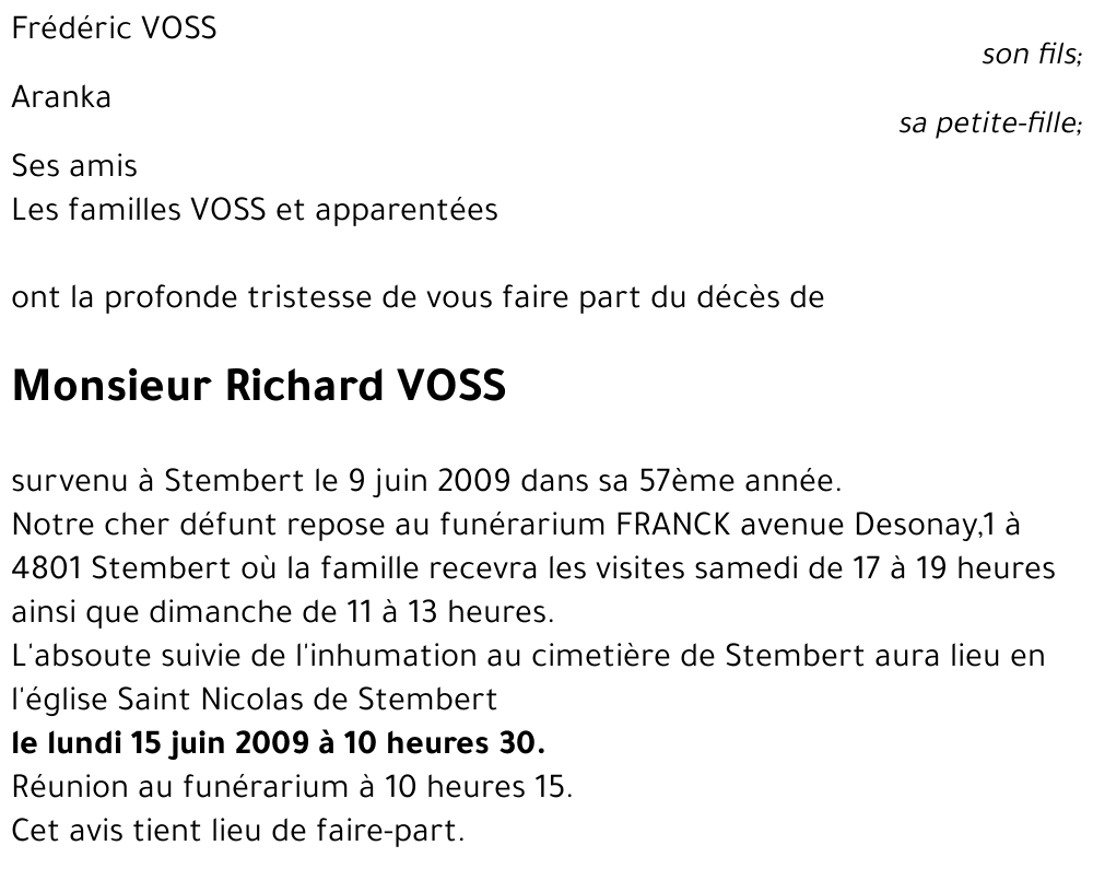 Richard VOSS