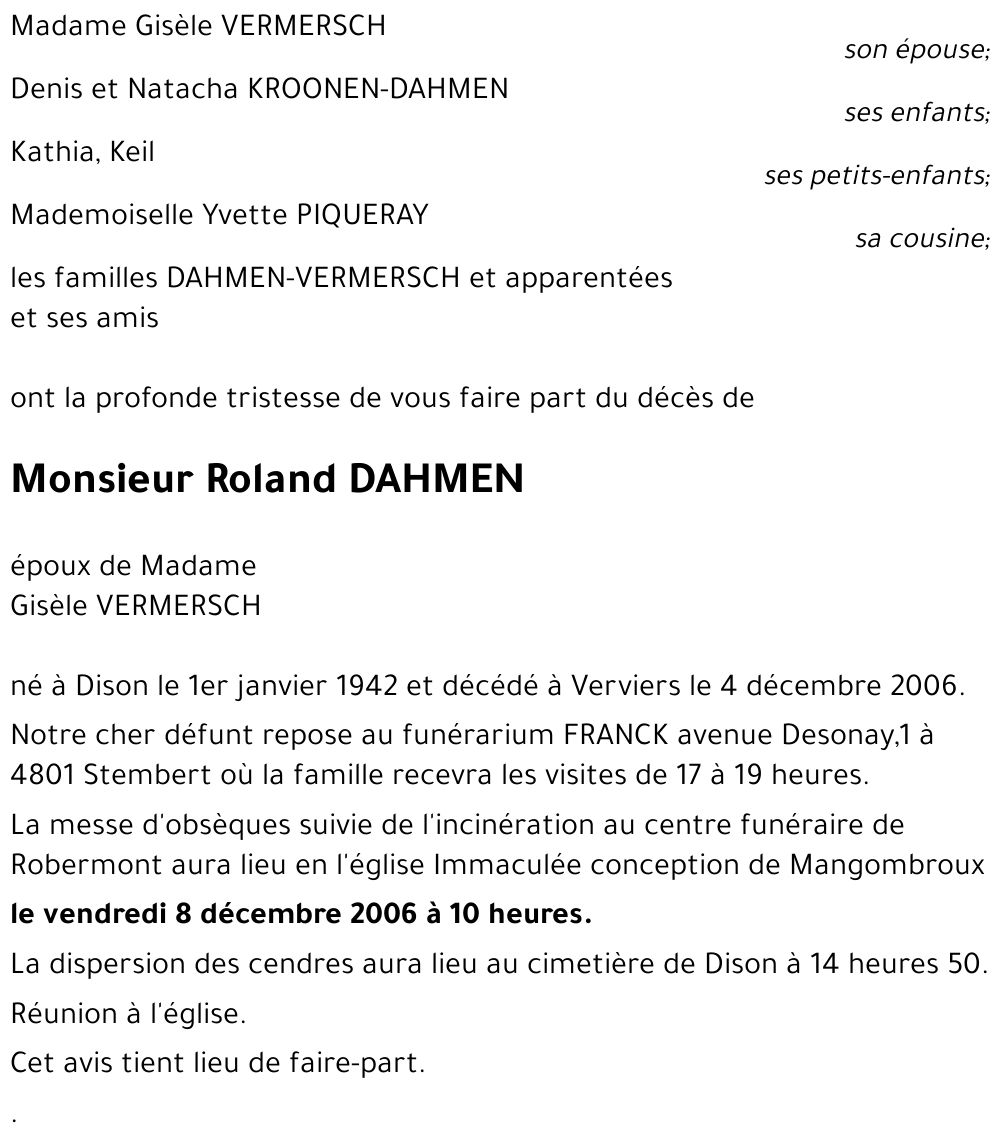 Roland DAHMEN