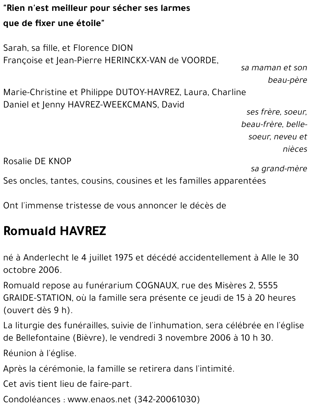 Romuald HAVREZ