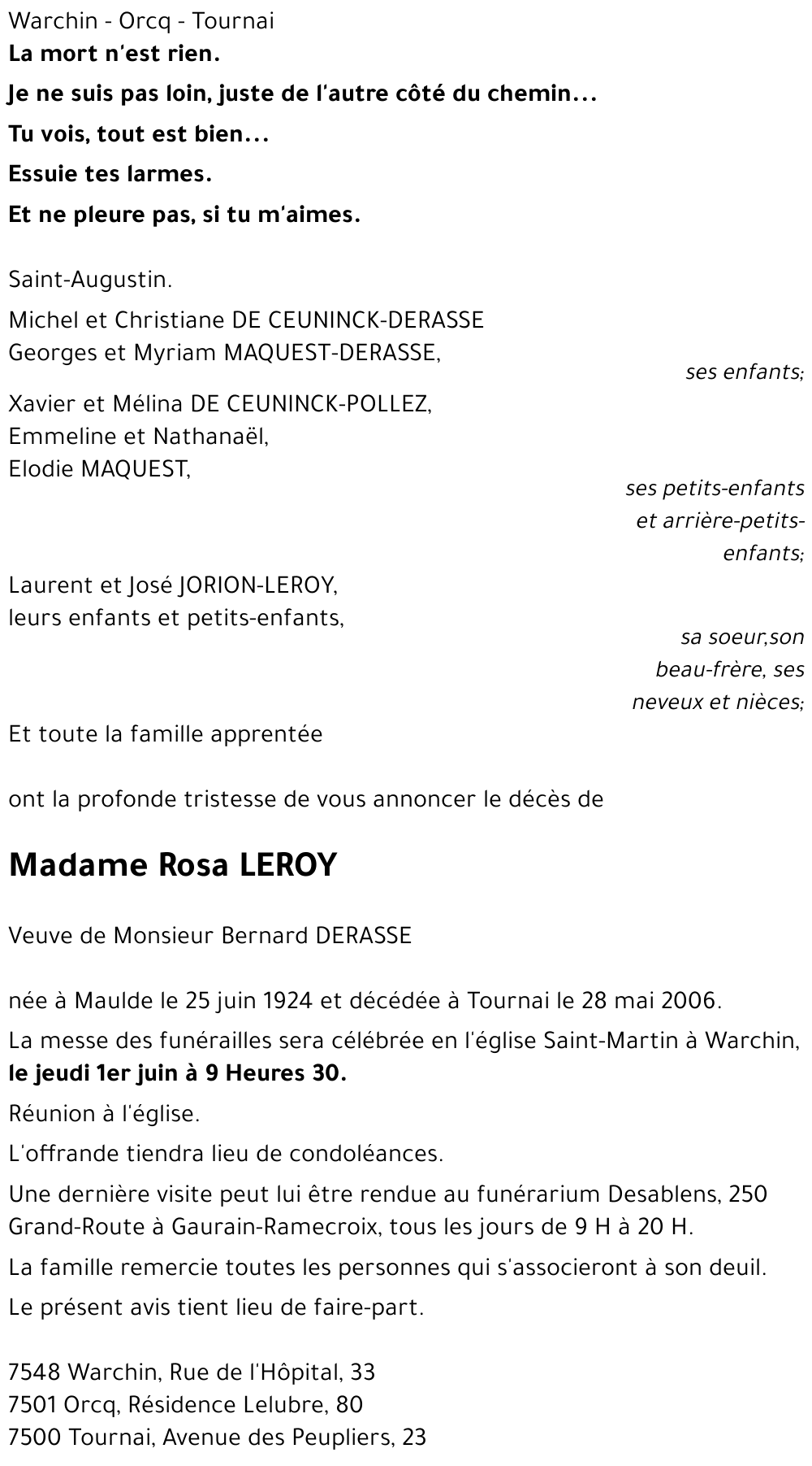 Rosa LEROY