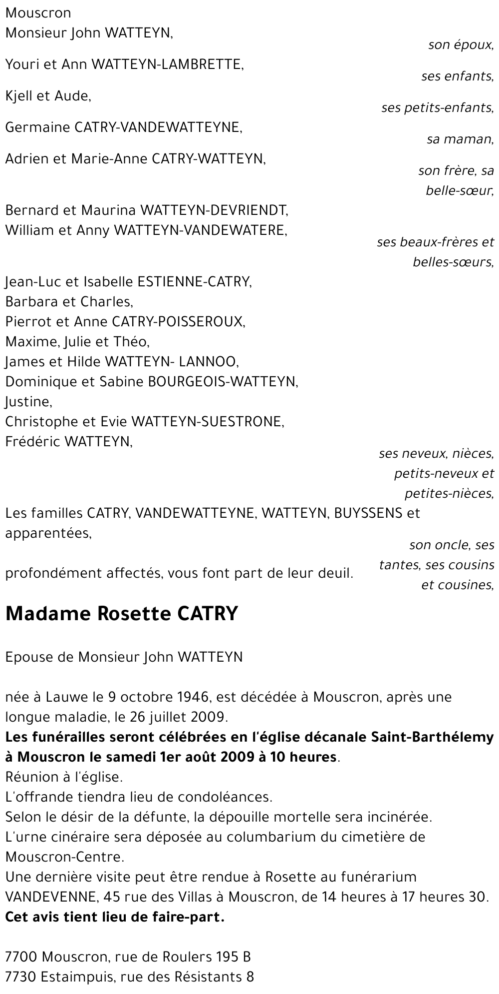 Rosette CATRY