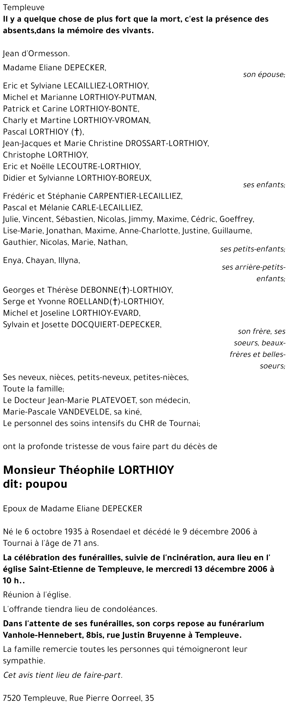 Théophile LORTHIOY