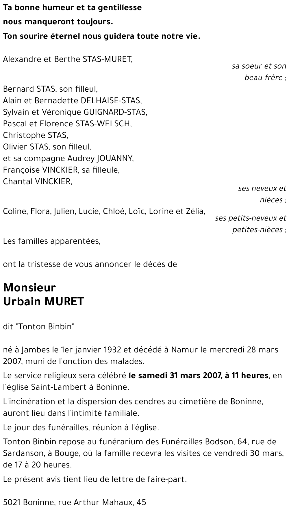 Urbain MURET