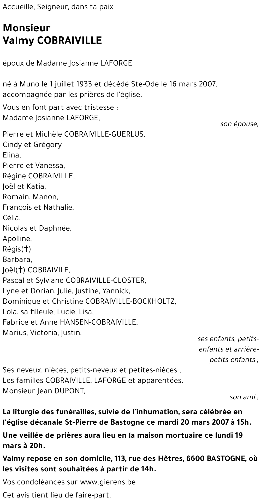 Valmy COBRAIVILLE
