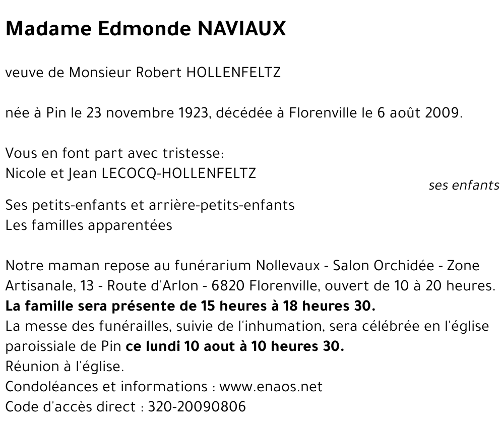 Edmonde NAVIAUX