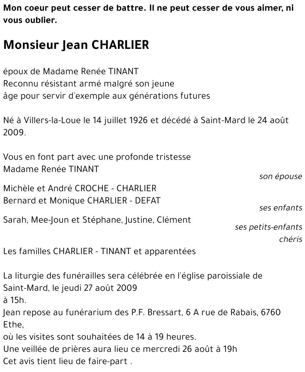 Jean CHARLIER