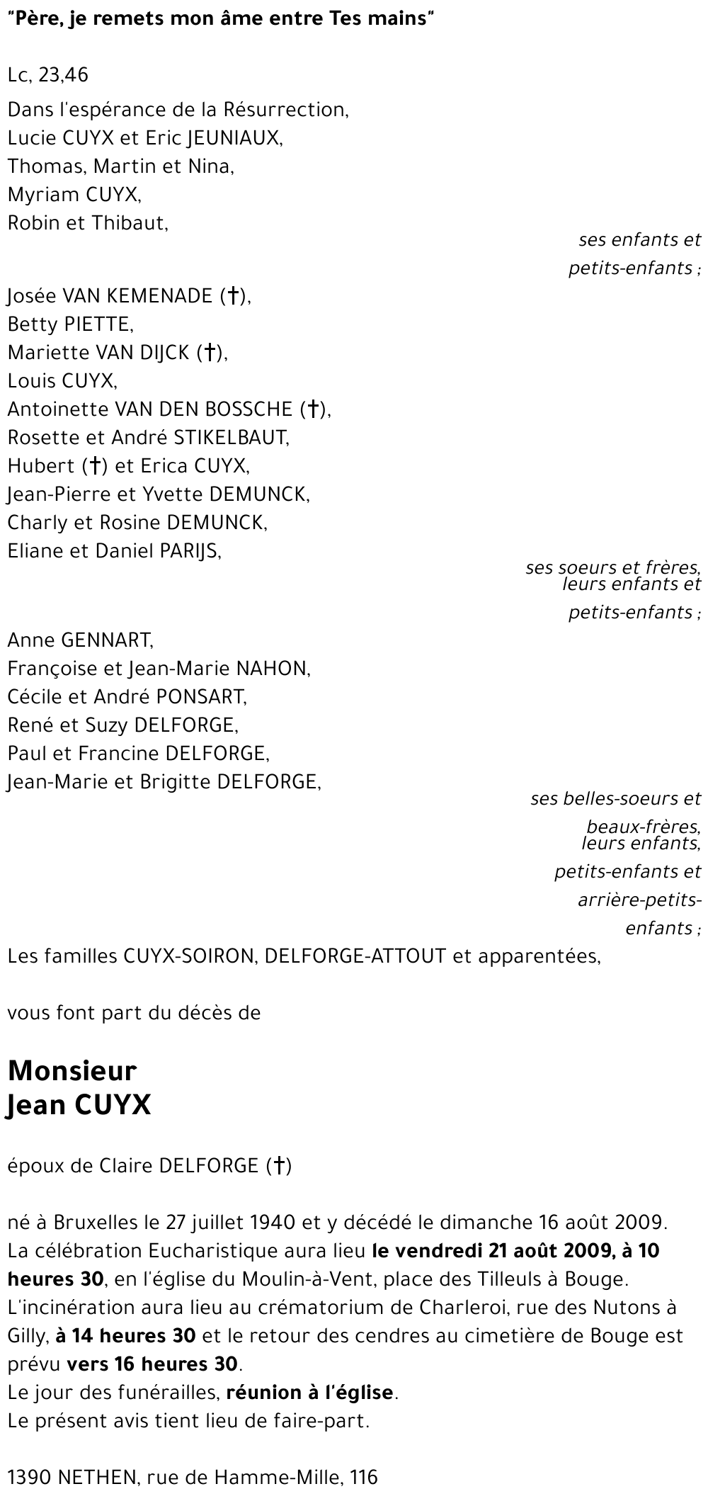 Jean CUYX
