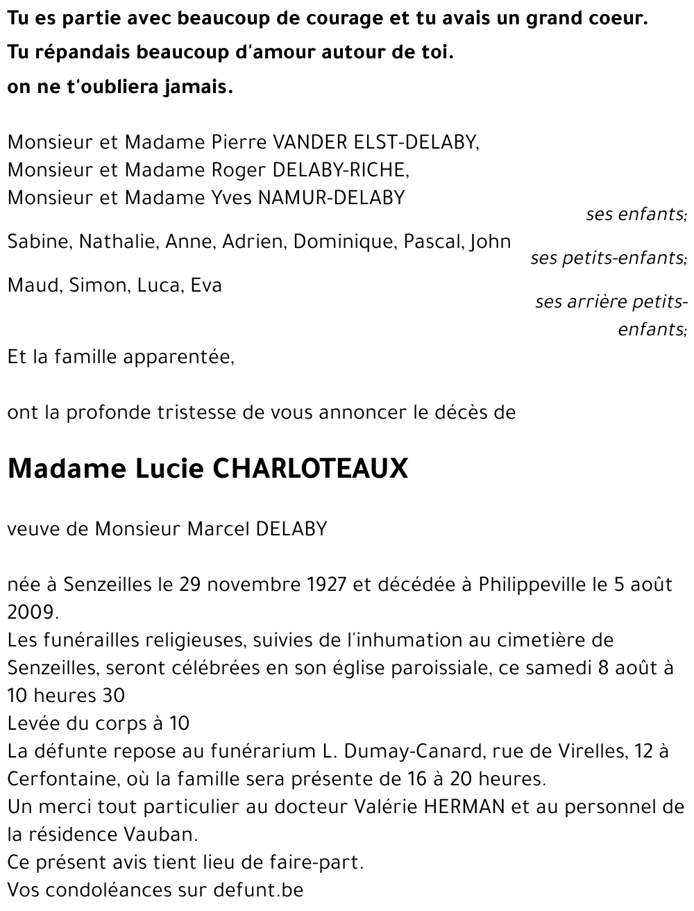 Lucie CHARLOTEAUX