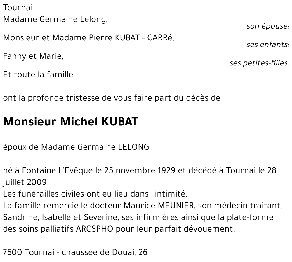 Michel KUBAT