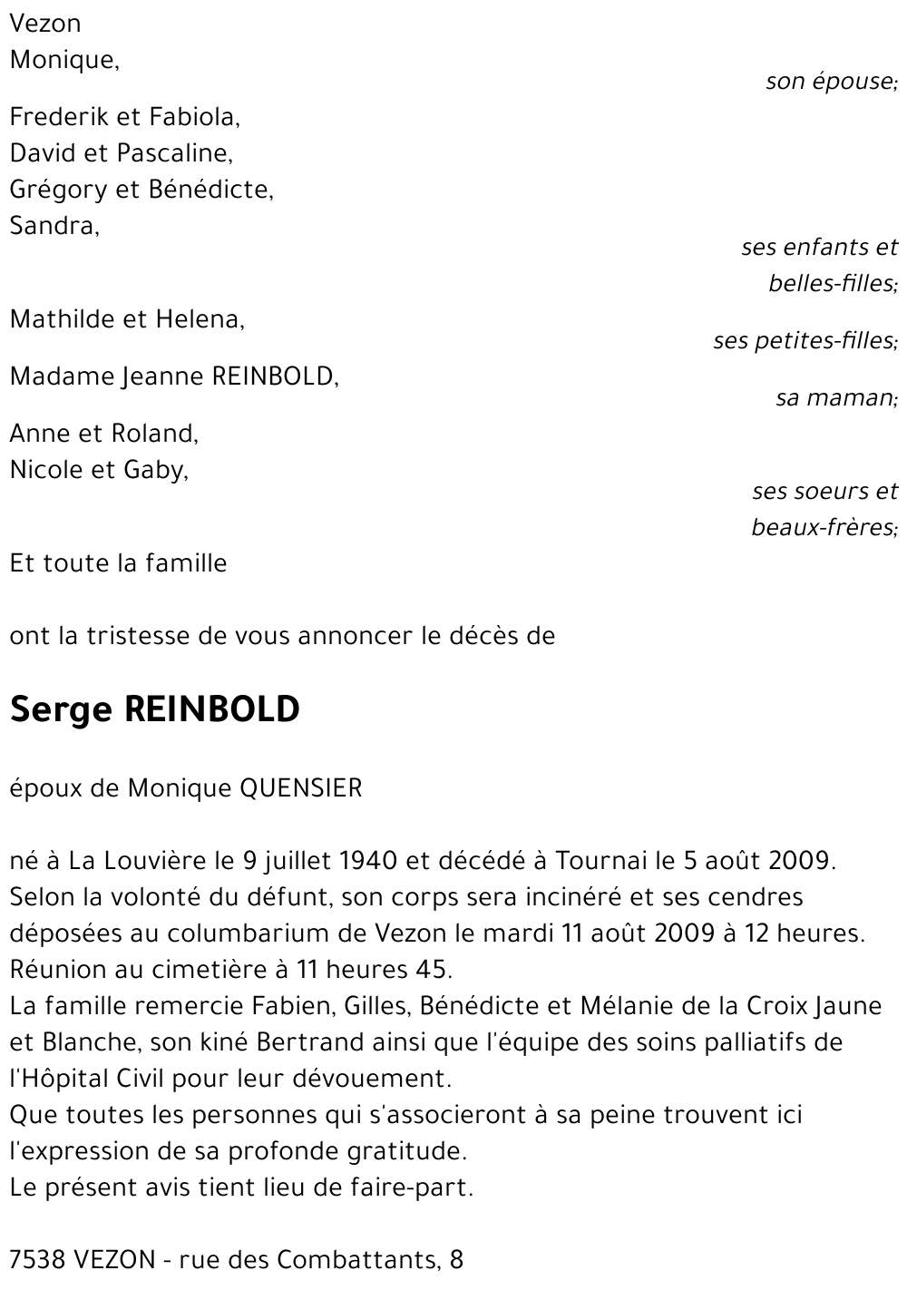 Serge REINBOLD