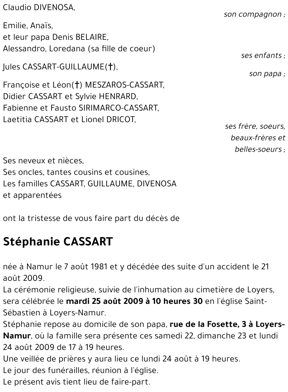 Stéphanie CASSART