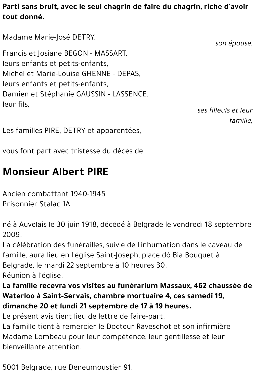 Albert PIRE