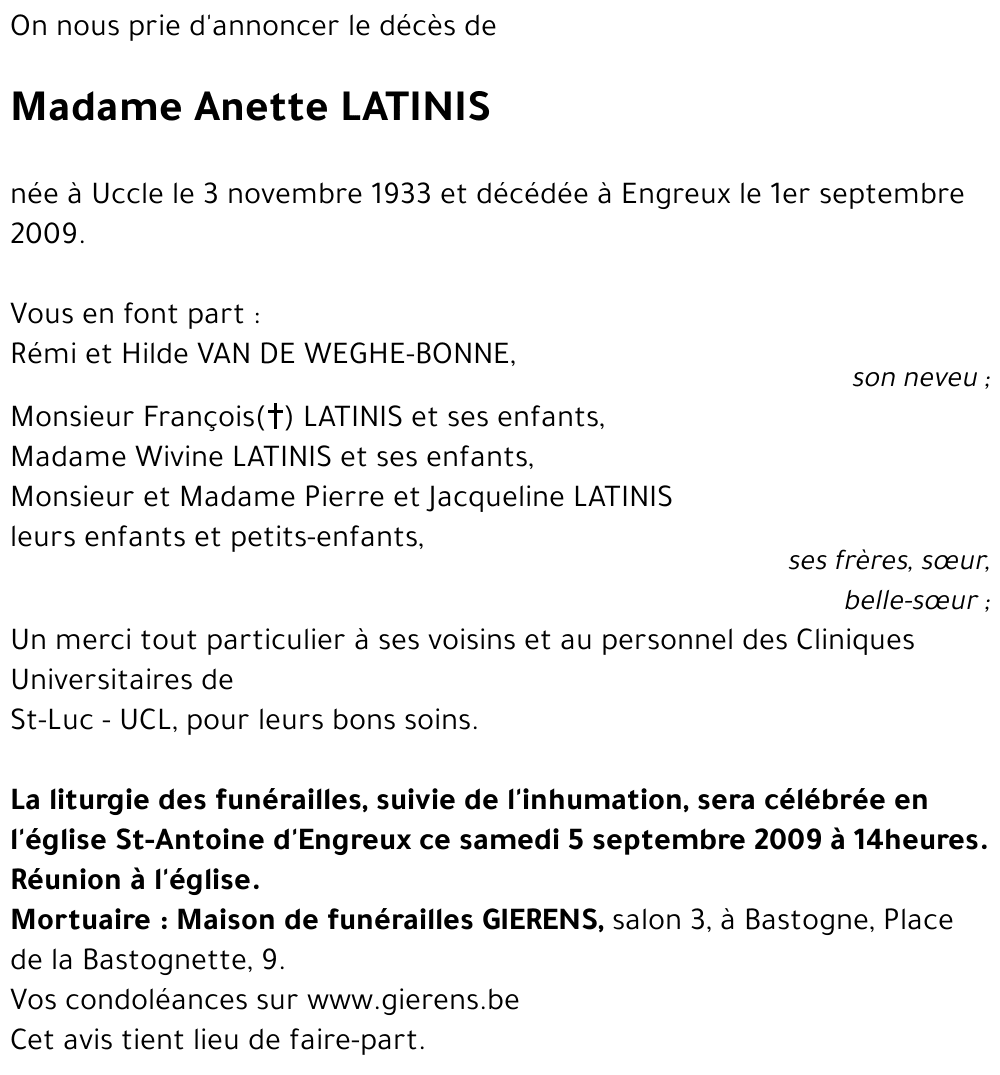 Anette LATINIS