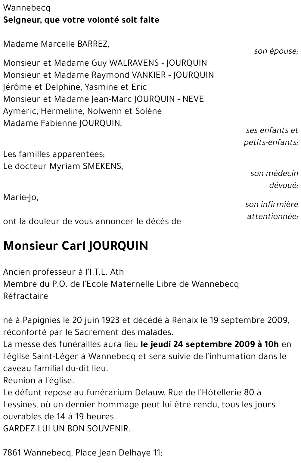 Carl JOURQUIN