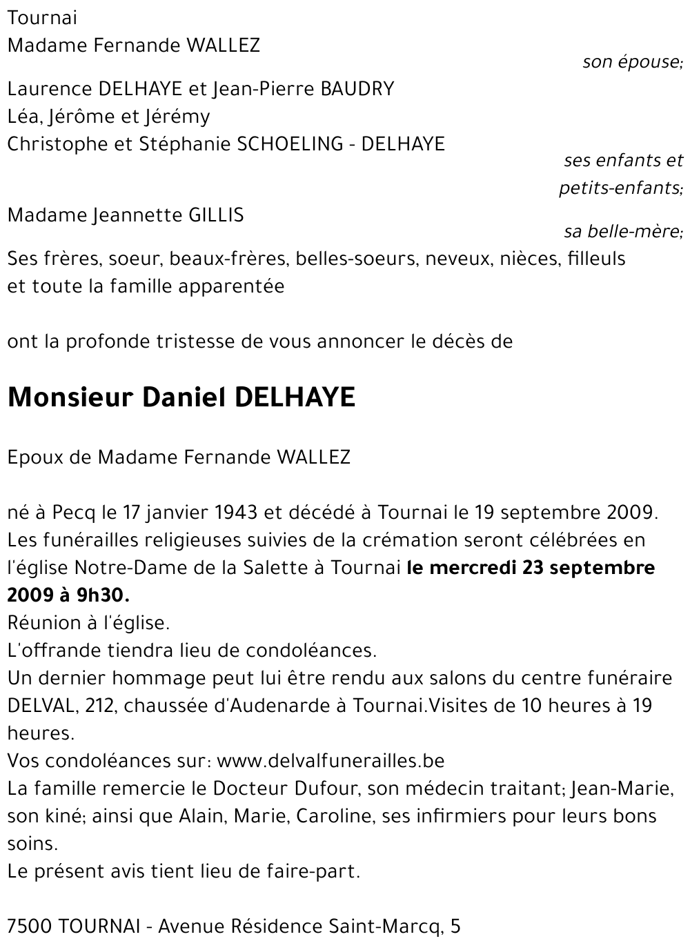 Daniel DELHAYE