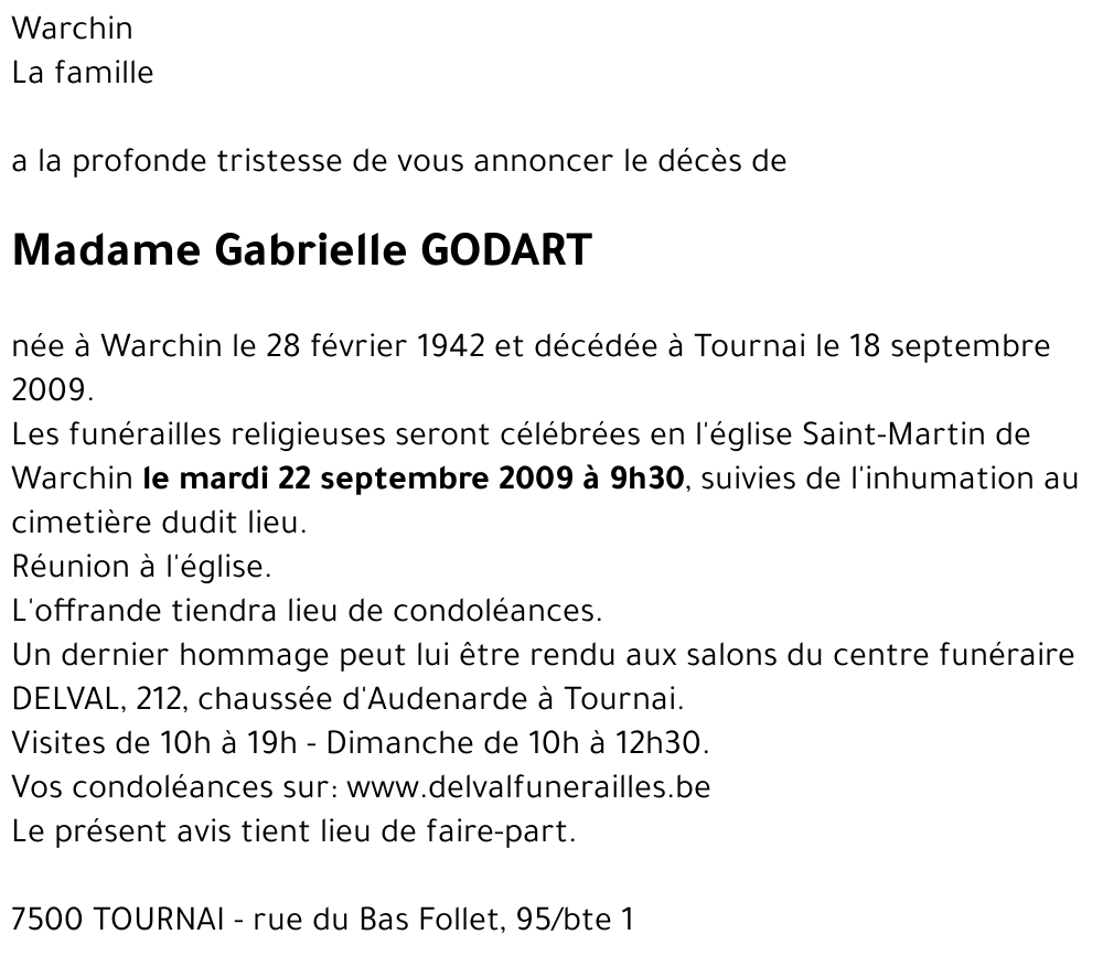 Gabrielle GODART