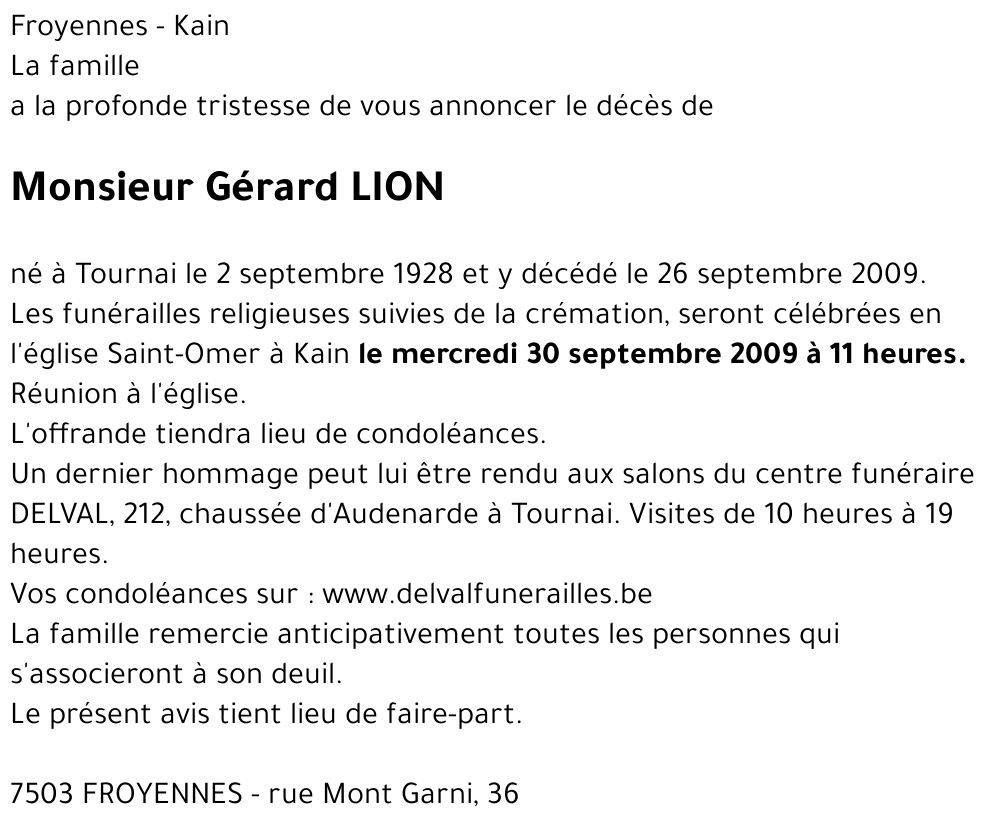 Gérard LION