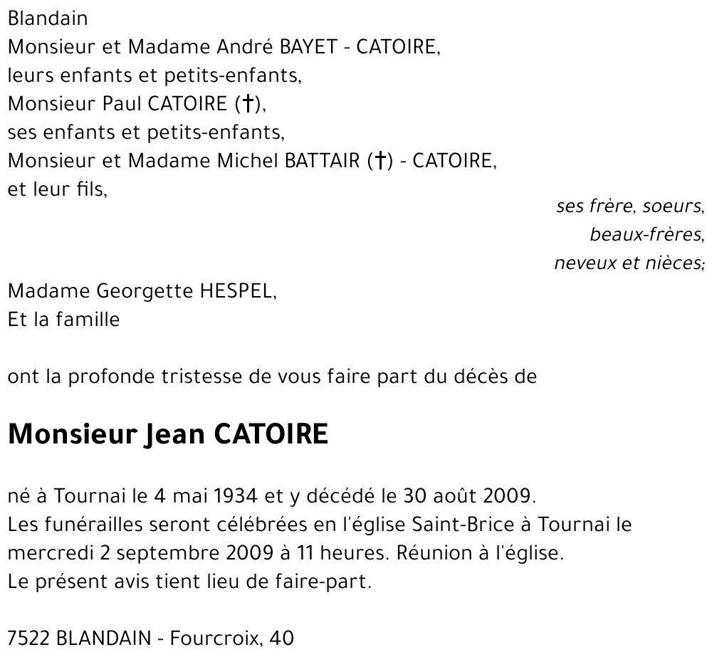 Jean CATOIRE