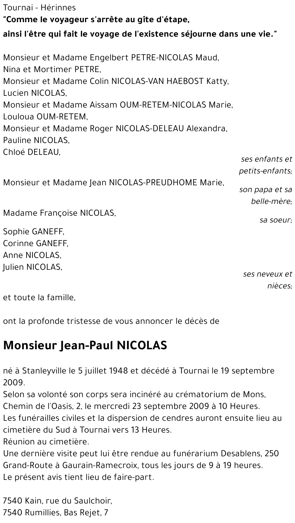 Jean-Paul NICOLAS