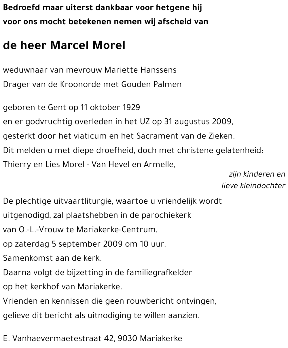 Marcel Morel