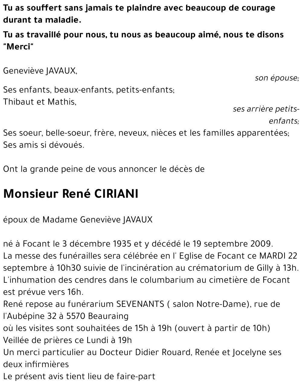 René CIRIANI