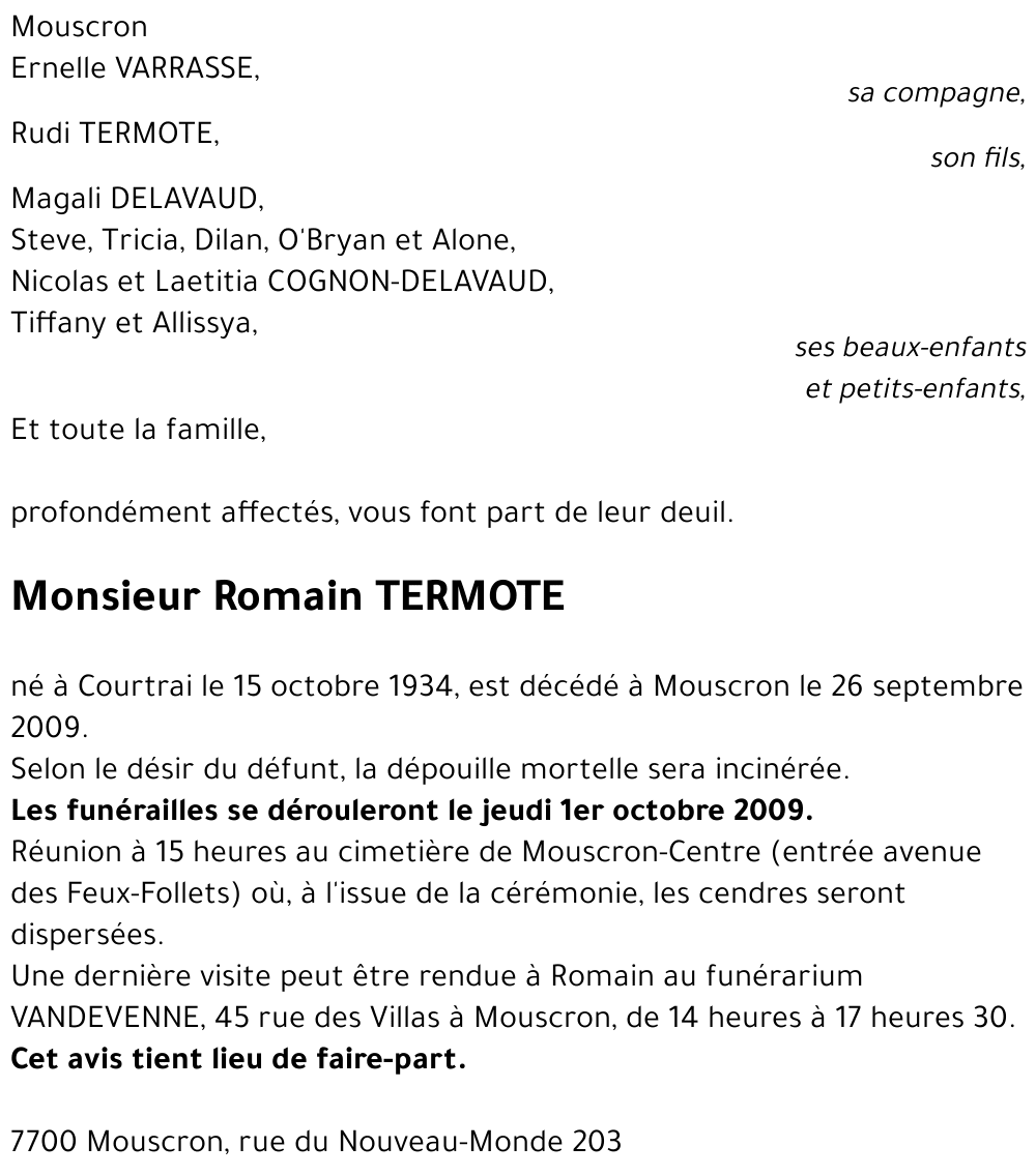 Romain TERMOTE