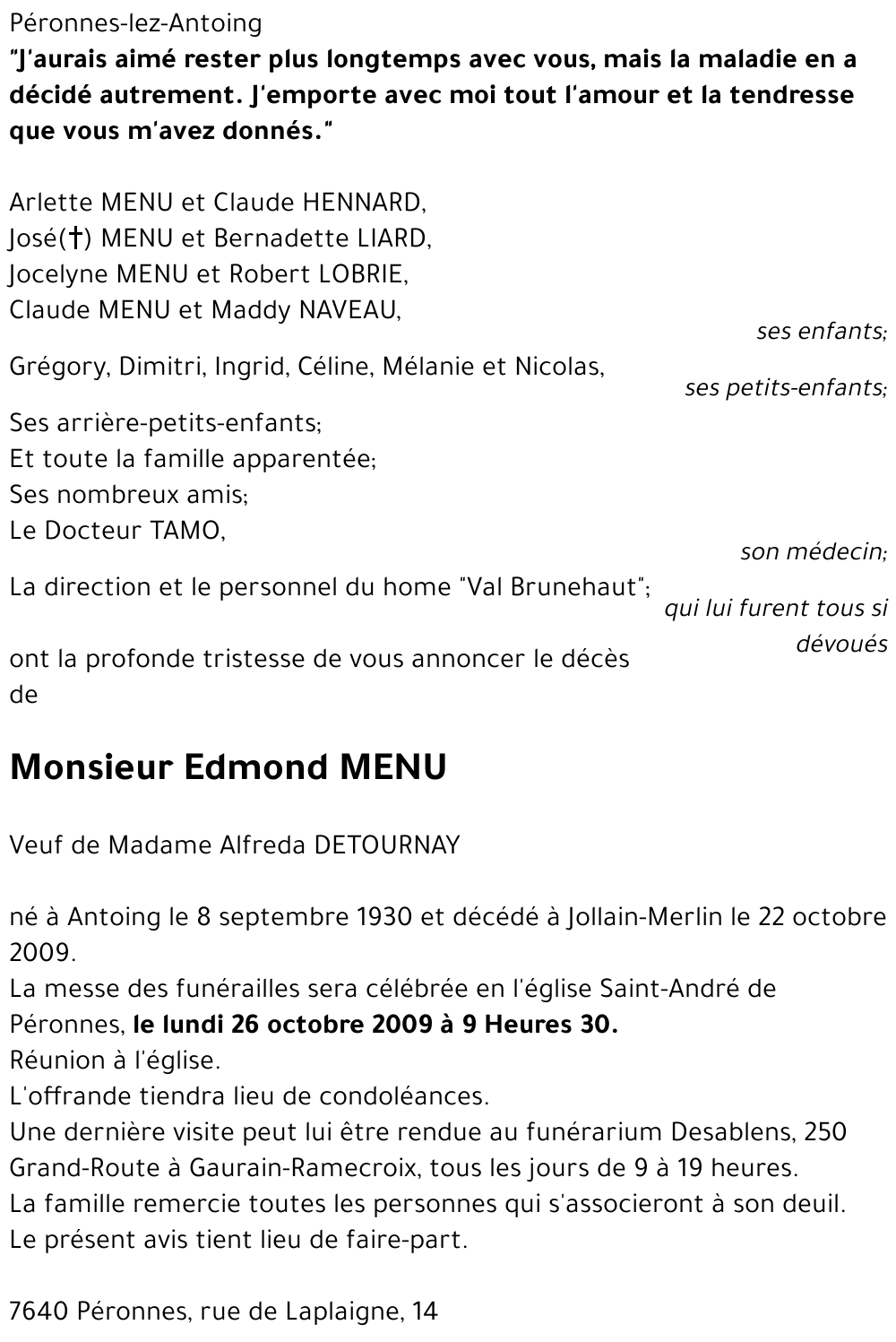 Edmond MENU