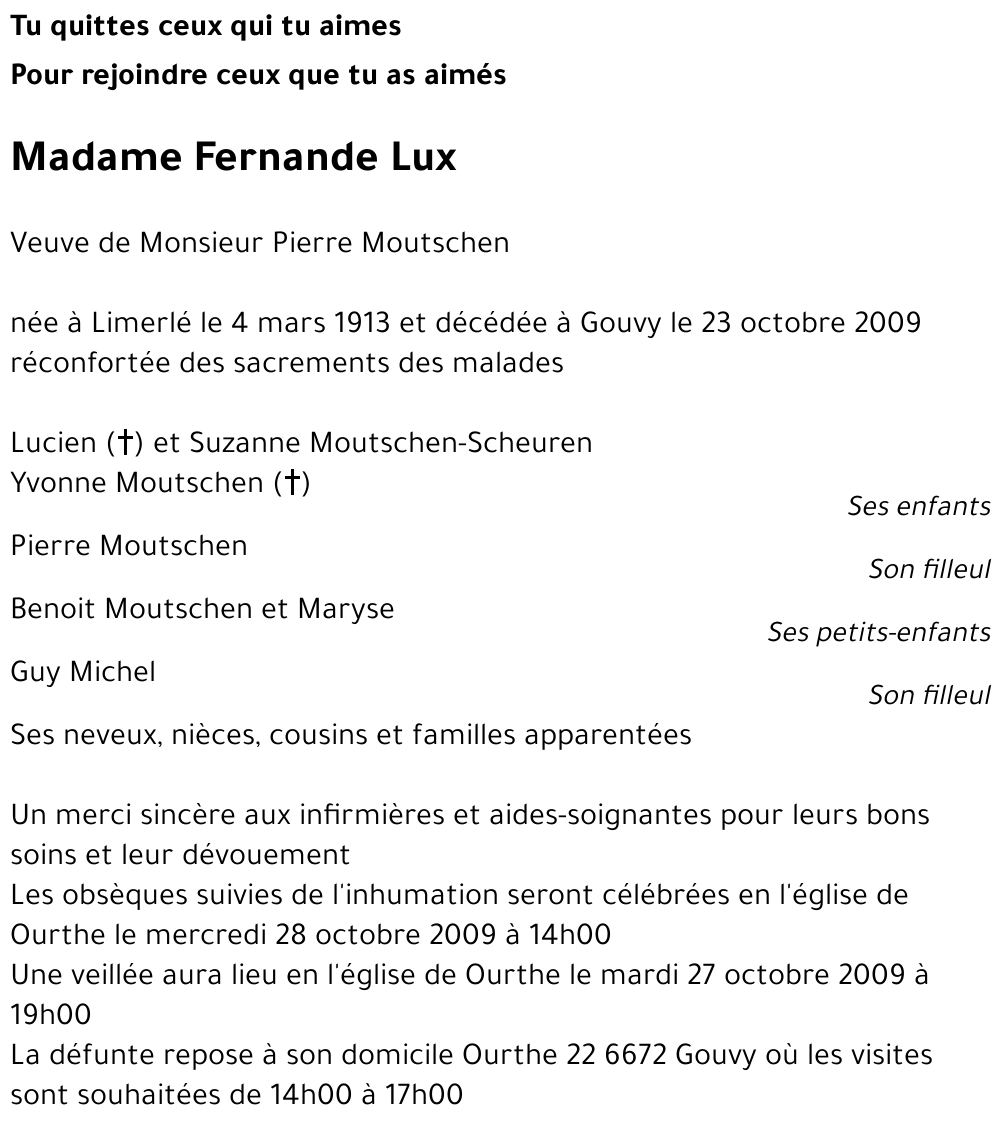 Fernande Lux