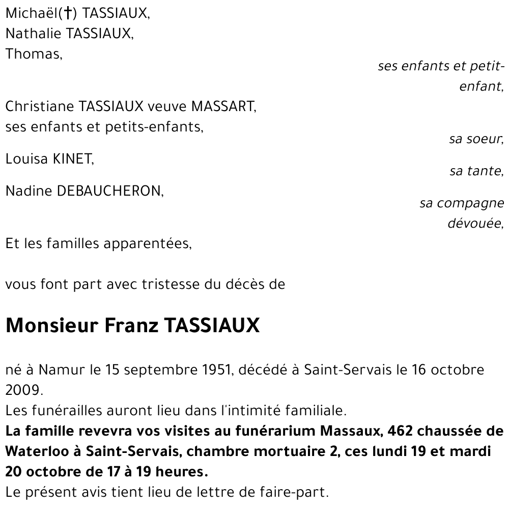 Franz TASSIAUX