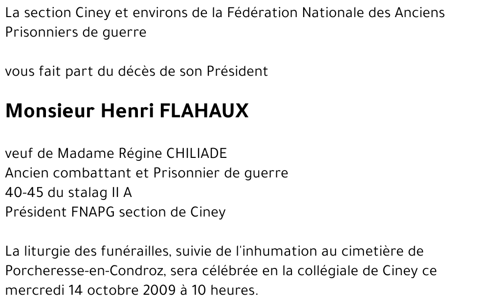 Henri FLAHAUX