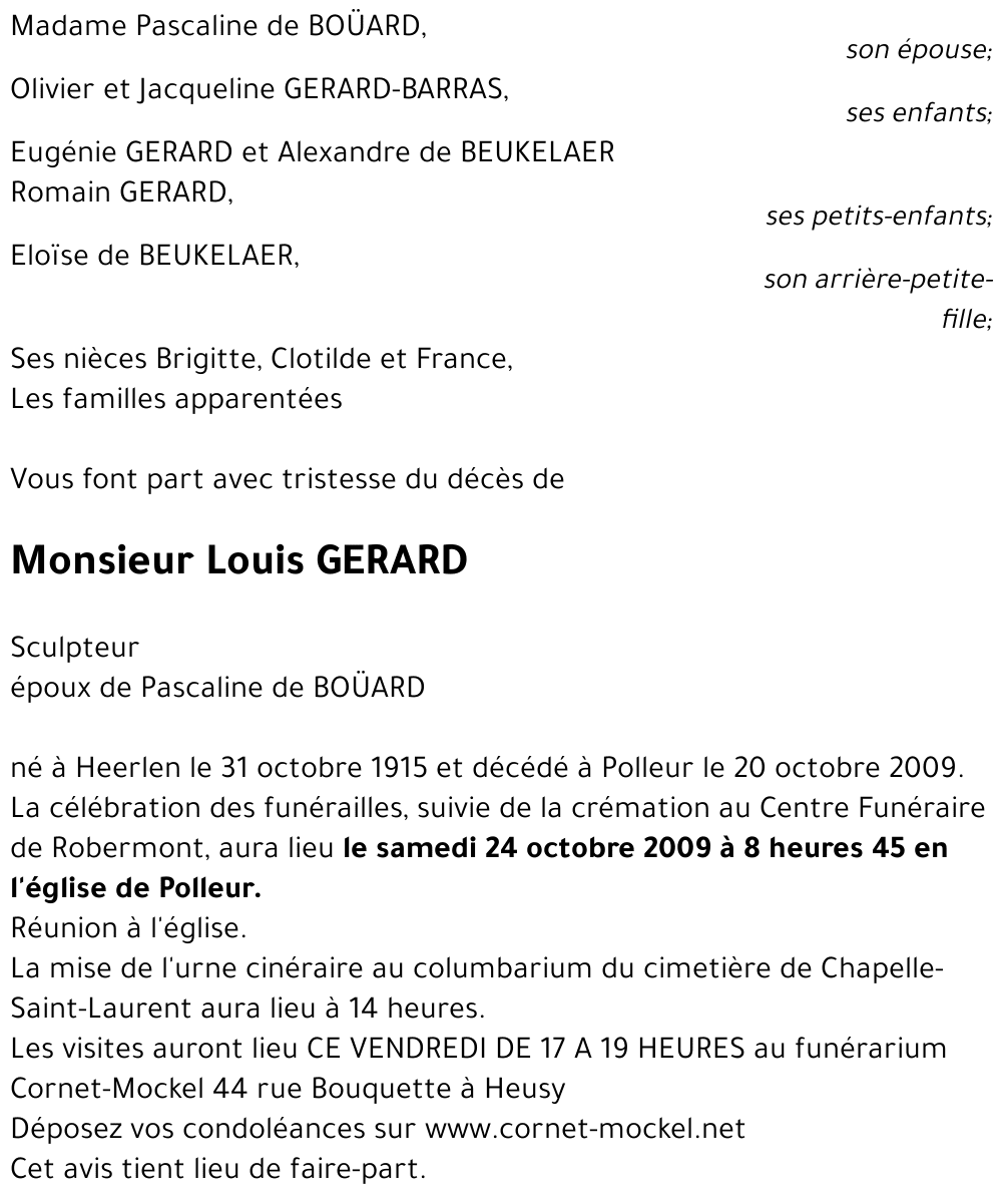 Louis GERARD