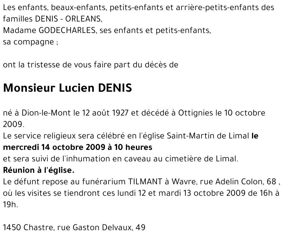 Lucien DENIS