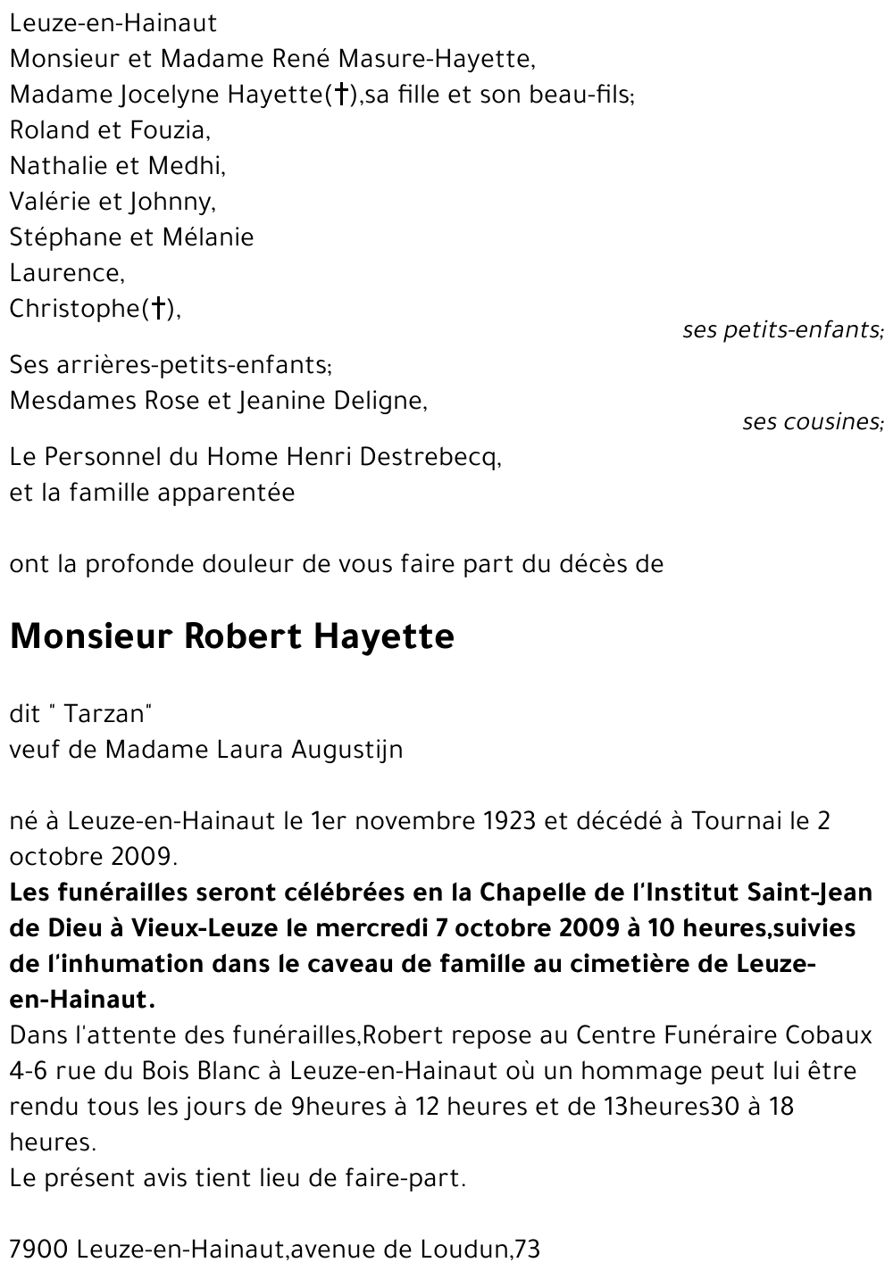 Robert Hayette